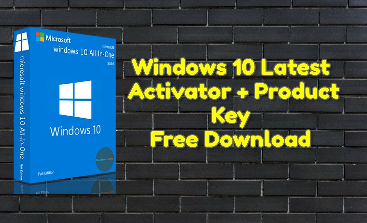 windows 10 activation key free download