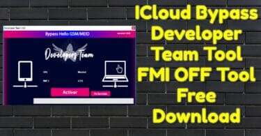 ICloud Bypass Developer Team Tool v3.6 FMI OFF Tool Free Download
