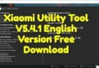 Xiaomi Utility Tool V5.4.1 English Version Free Download