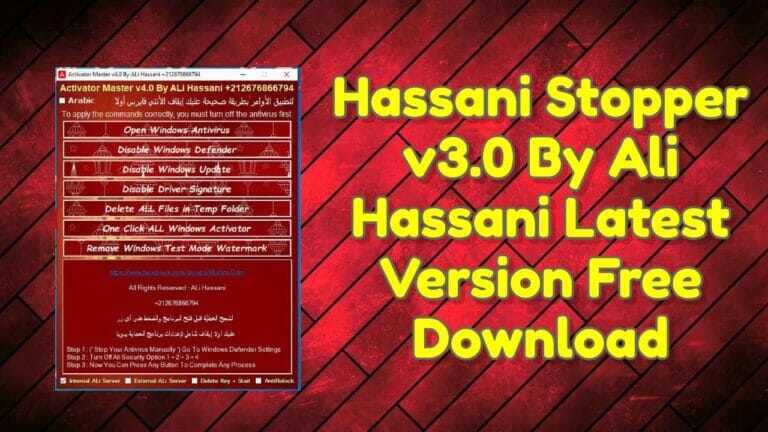 Hassani Stopper v3.0 By Ali Hassani Latest Version Free Download