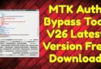 MTK Auth Bypass Tool V26 Latest Version Free Download
