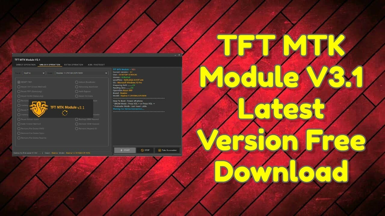 TFT MTK Module V3.1 Latest Version Free Download