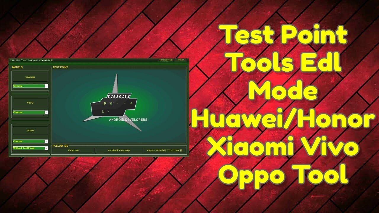 Test point tools edl mode huawei_honor xiaomi vivo oppo tool