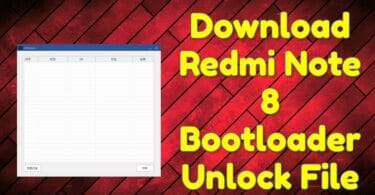 Download Redmi Note 8 Bootloader Unlock File