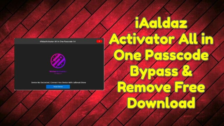 iAaldaz Activator All in One Passcode Bypass & Remove Free Download