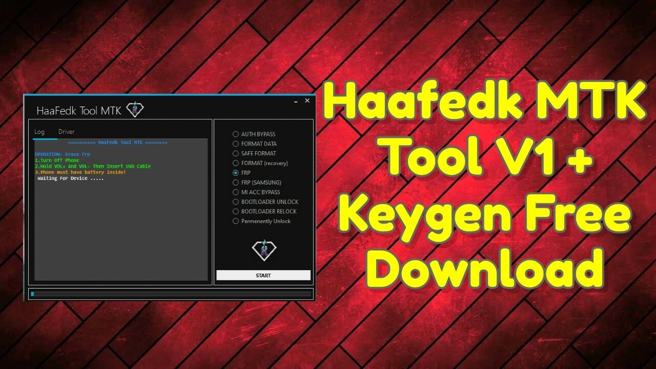 Haafedk MTK Tool V1 + Keygen Full Active Free Tool Download