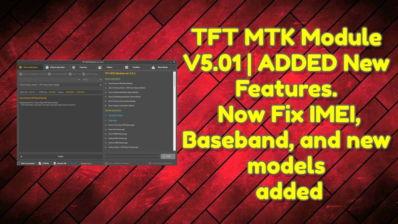Tft mtk module v5. 01 latest version free download