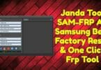 Janda Tool SAM-FRP All Samsung Best Factory Reset & One Click Frp Tool