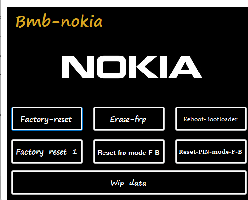 BMB Nokia Tool V.1 One Click Pin Pattern Remove Tool