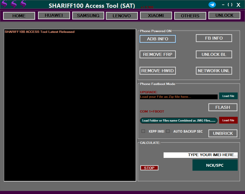 Download SHARIFF100 ONLINE Tool v1.0.988 Latest Setup Free Tool