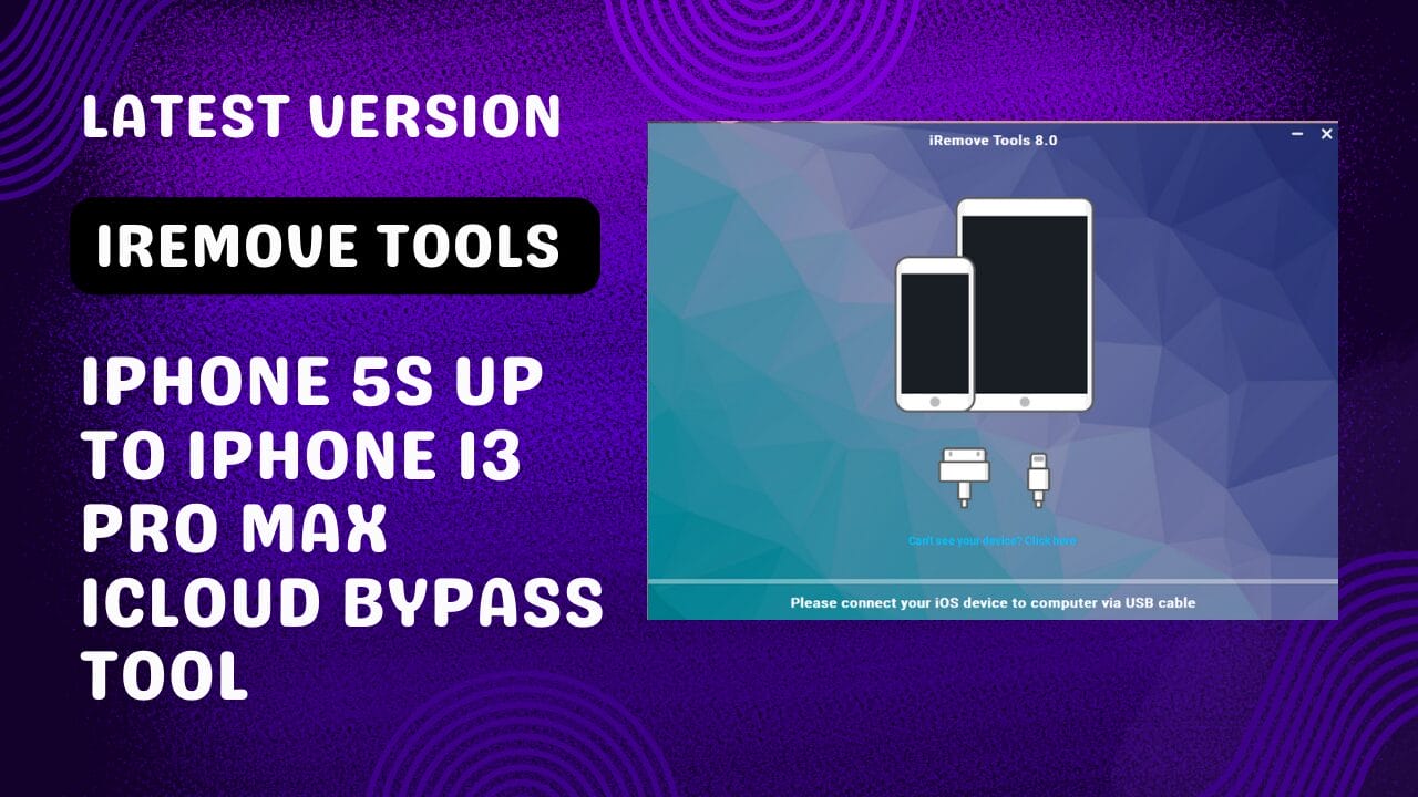Iremove tools bypass icloud activation lock screen tool