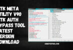 MTK META Utility V90 MTK Auth Bypass Tool Latest Version Download