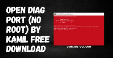 Open Diag Port (No Root) By Kamil Free Download