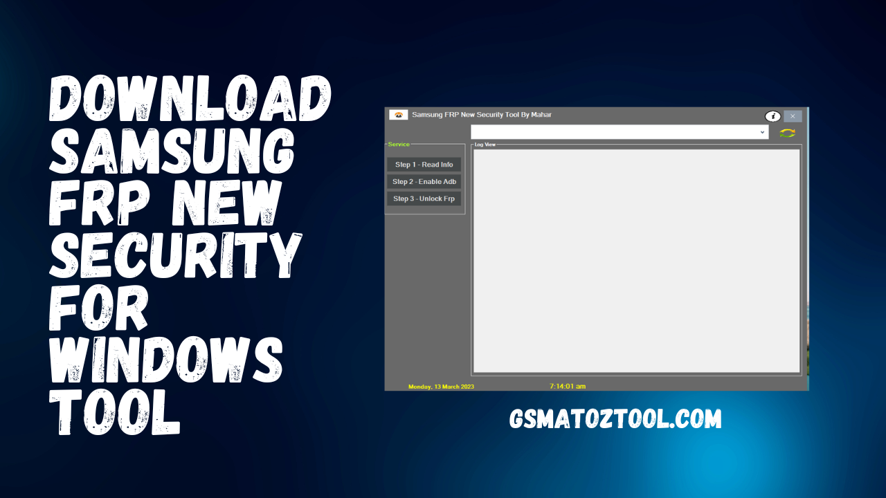 Samsung FRP New Security Tool For Windows Free Download