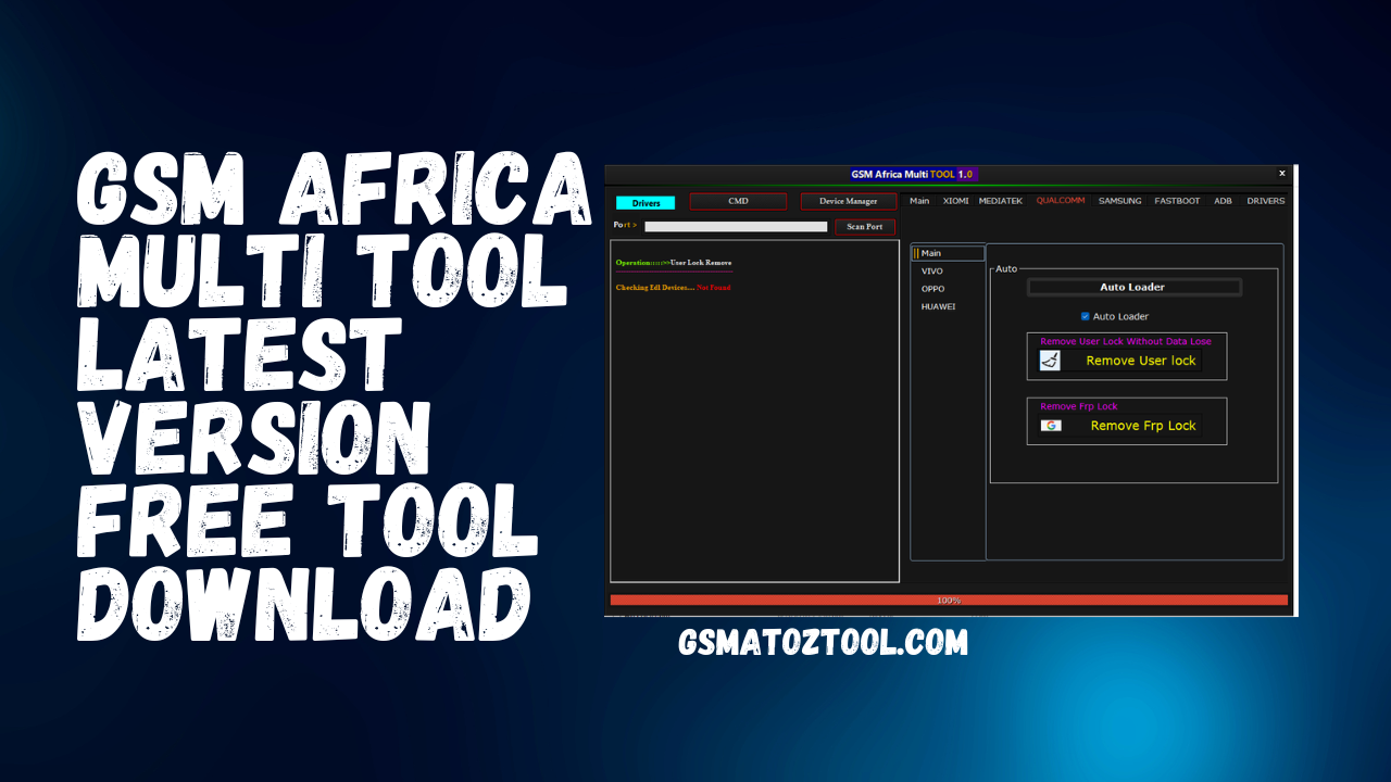 GSM Africa Multi Tool V1.0 Latest Version Free Download