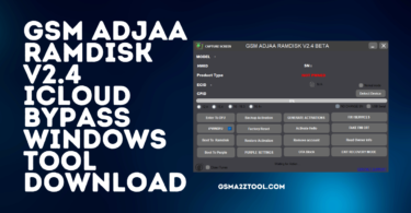 Gsm Adjaa Ramdisk V2.4 ICloud Bypass Windows Tool Download
