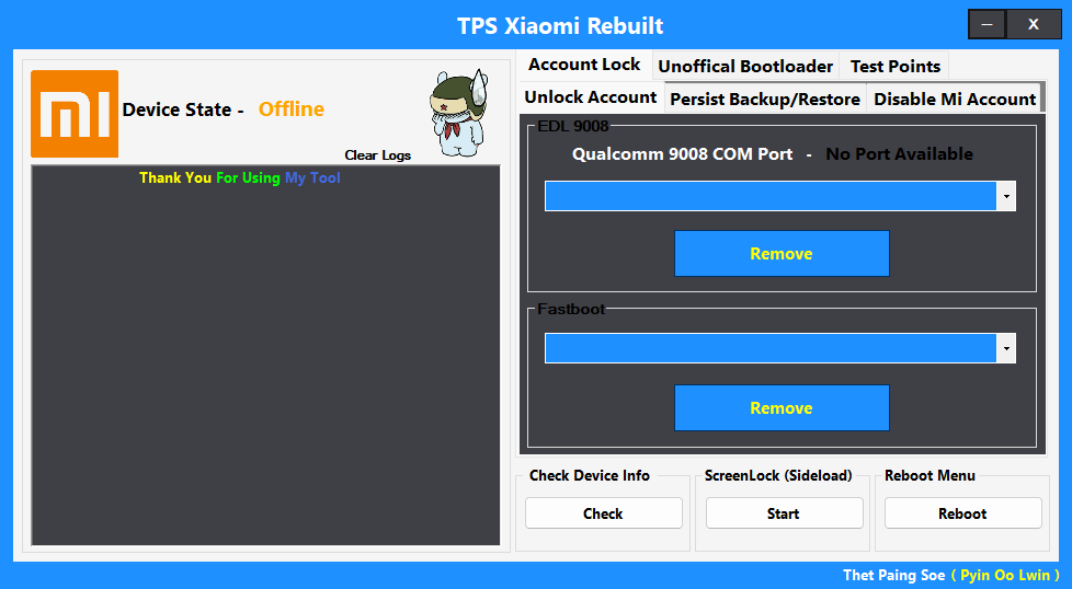 Download tps xiaomi tool rebuilt