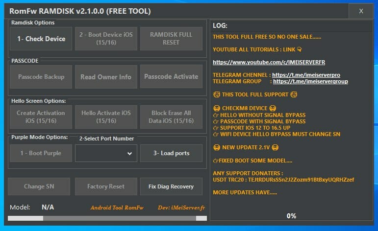 Download RomFw Ramdisk Tool V2.1 Free 