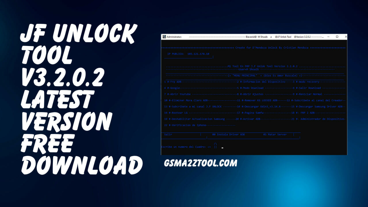 Jf unlock tool v3. 2. 0. 2 latest version free download