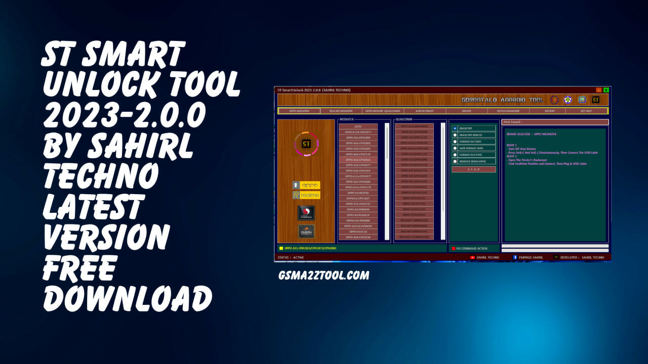 St smart unlock tool 2023-2. 0. 0 by sahirl techno latest version download