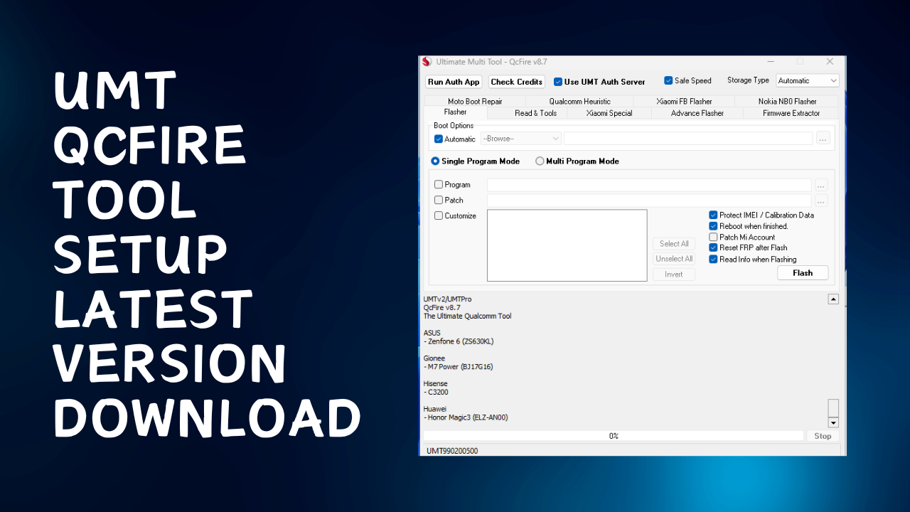 UMT QCFire Tool Setup v9.3 Latest Version Download