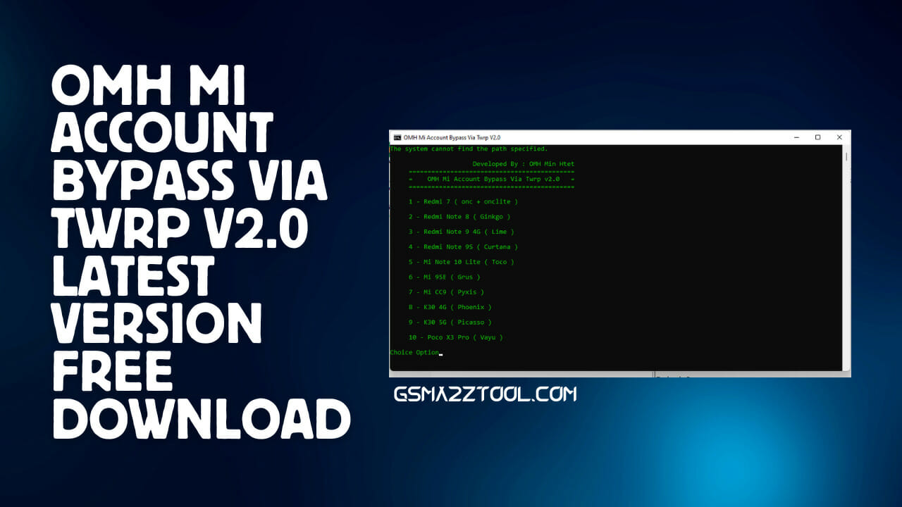 Omh mi account bypass via twrp v2. 0 latest version download