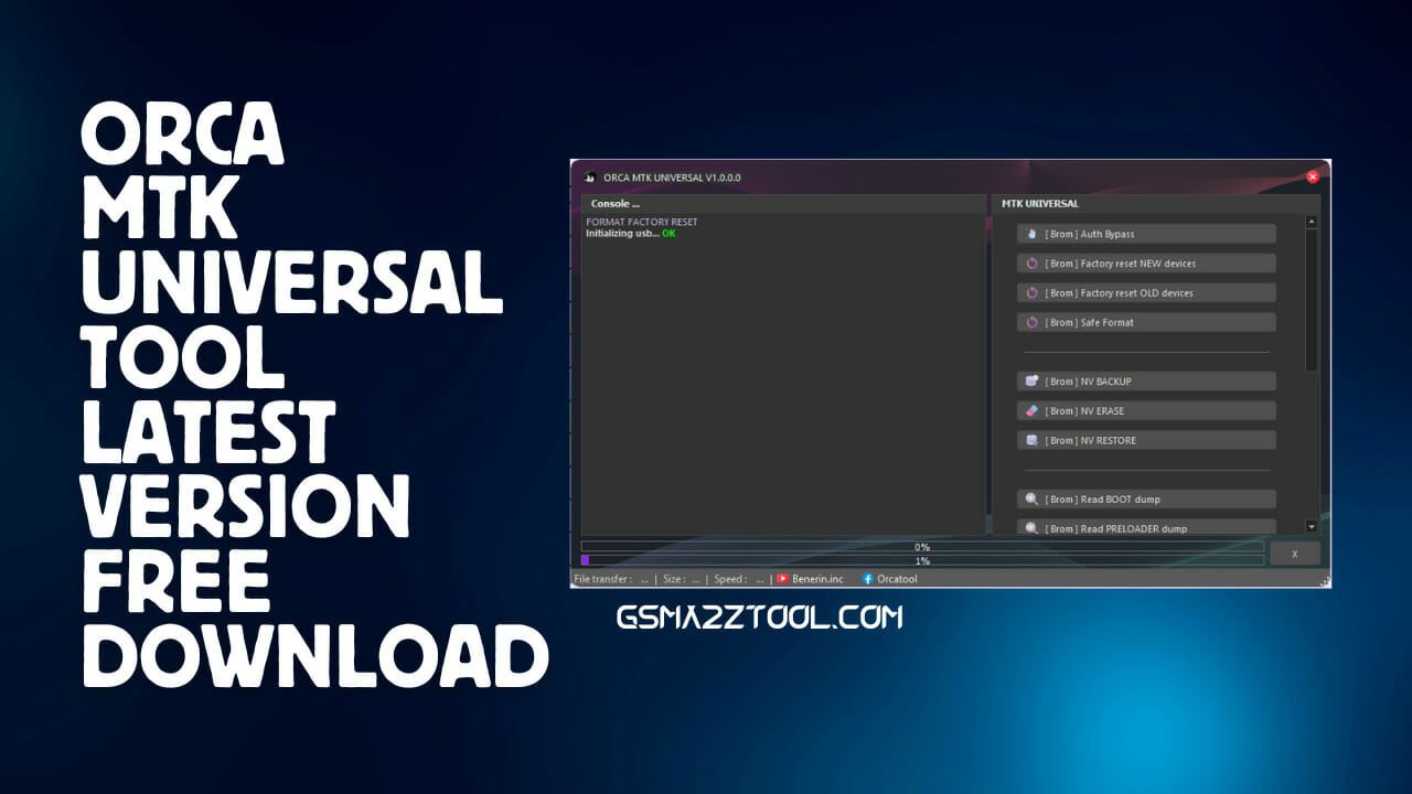 Orca mtk universal tool v1. 0. 0. 0 latest version download