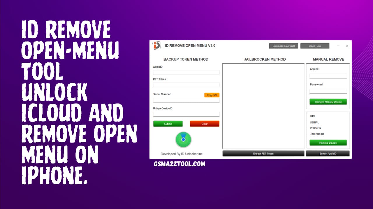 Id remove open-menu tool v2. 1 unlock icloud and remove open menu on iphone