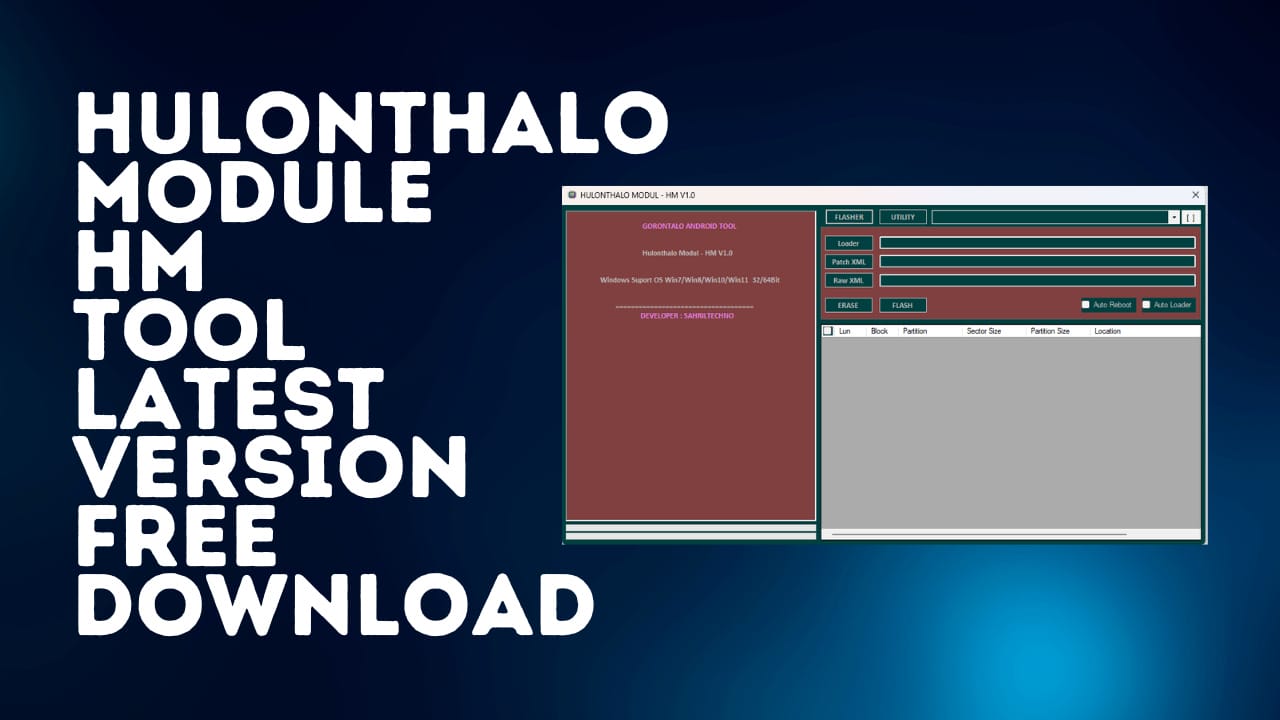 Hulonthalo module hm tool v1. 0 latest version download