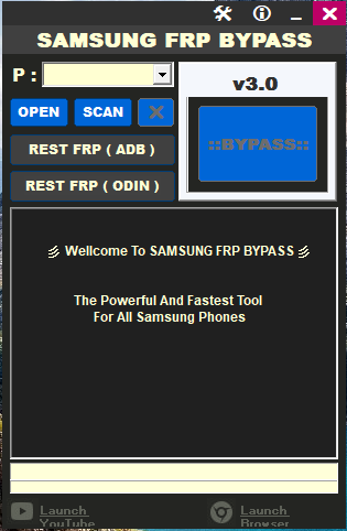 Samsung frp bypass v3. 0