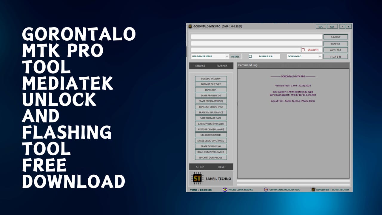 Gorontalo MTK Pro Tool MediaTek Unlock and Flashing Tool Free Download