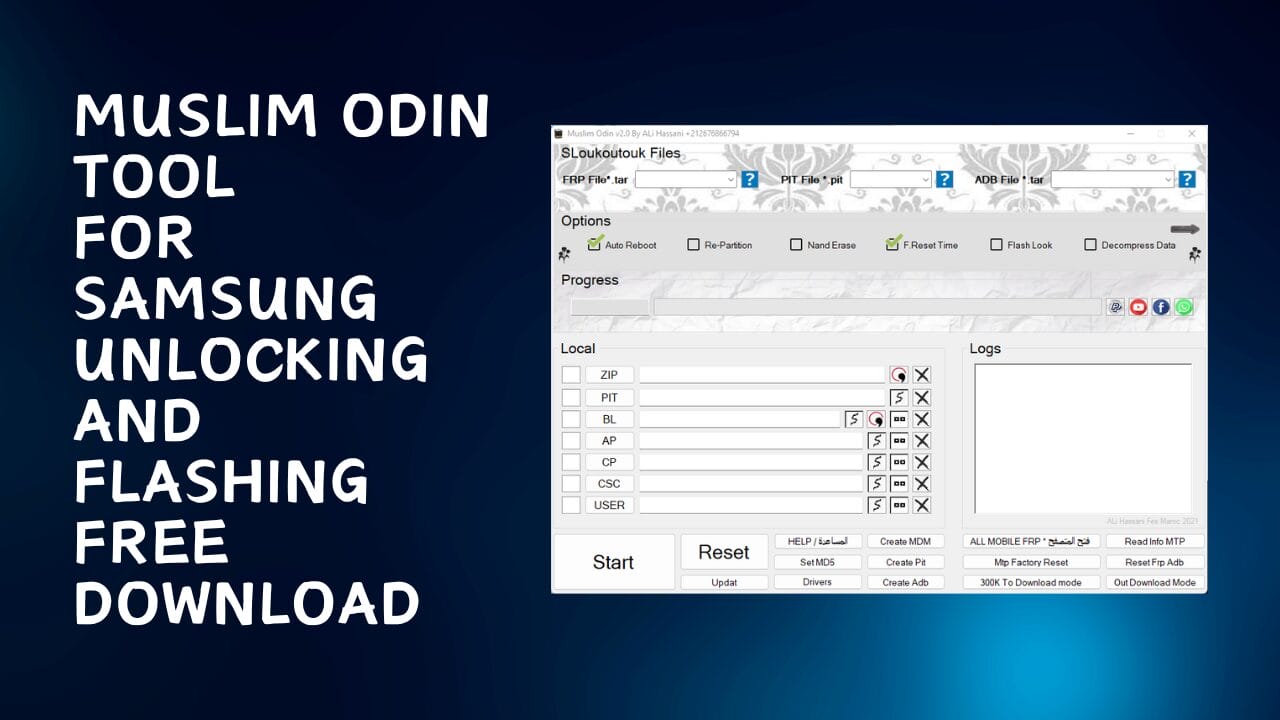 Muslim Odin Tool For Samsung Unlocking And Flashing Free Download