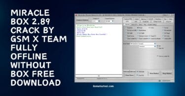 Miracle Box 2.89 Crack By GSM X TEAM Fully Offline Without Box Free Download