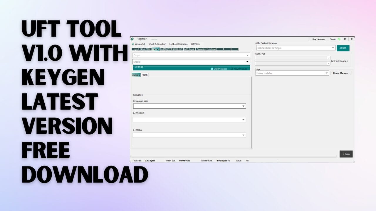 UFT Tool V1.0 With Keygen Latest Version Free Download