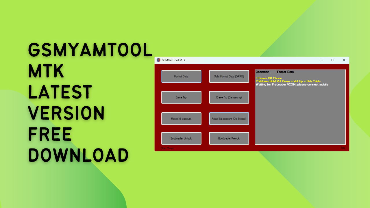 Gsmyamtool mtk v1. 0 latest version free download