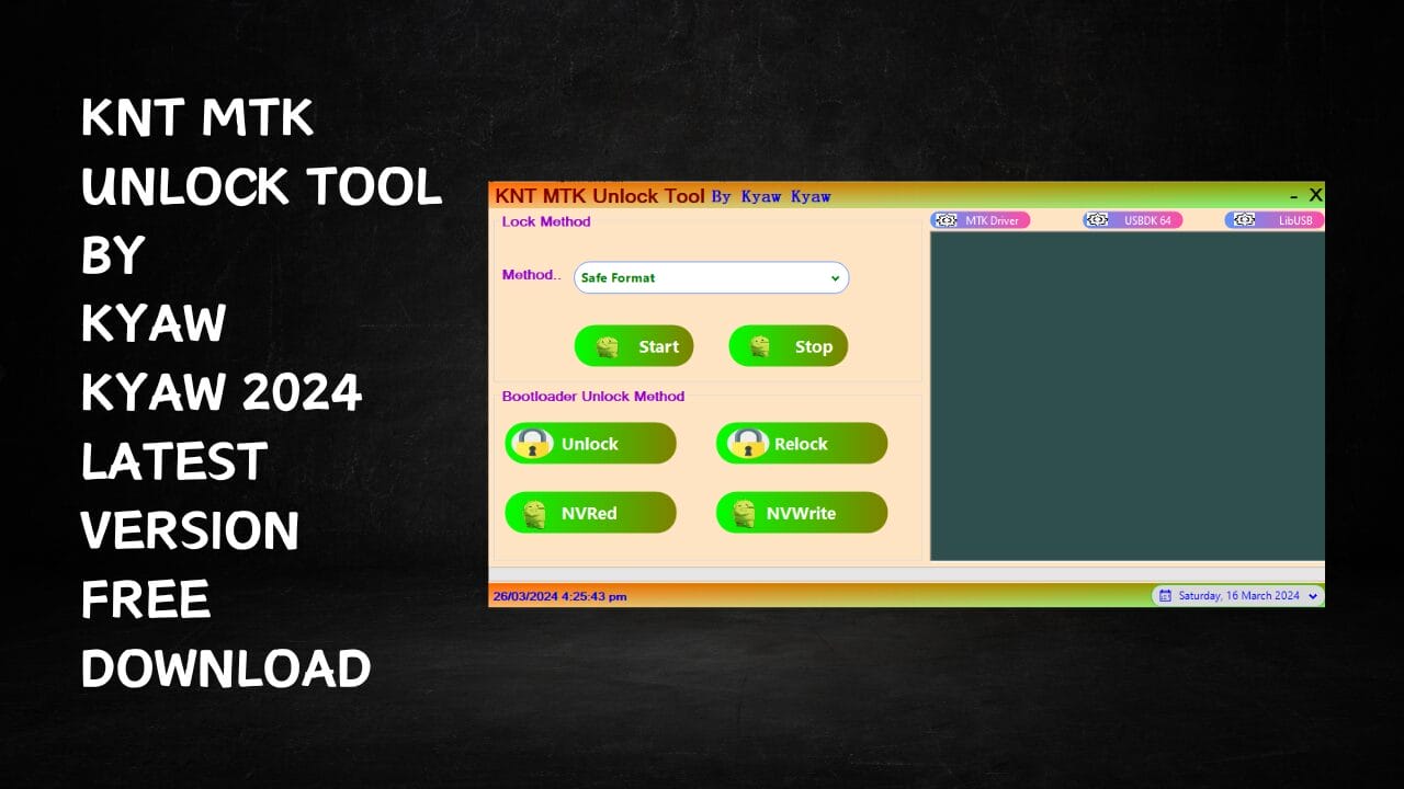 Knt mtk unlock tool by kyaw kyaw 2024 latest version download