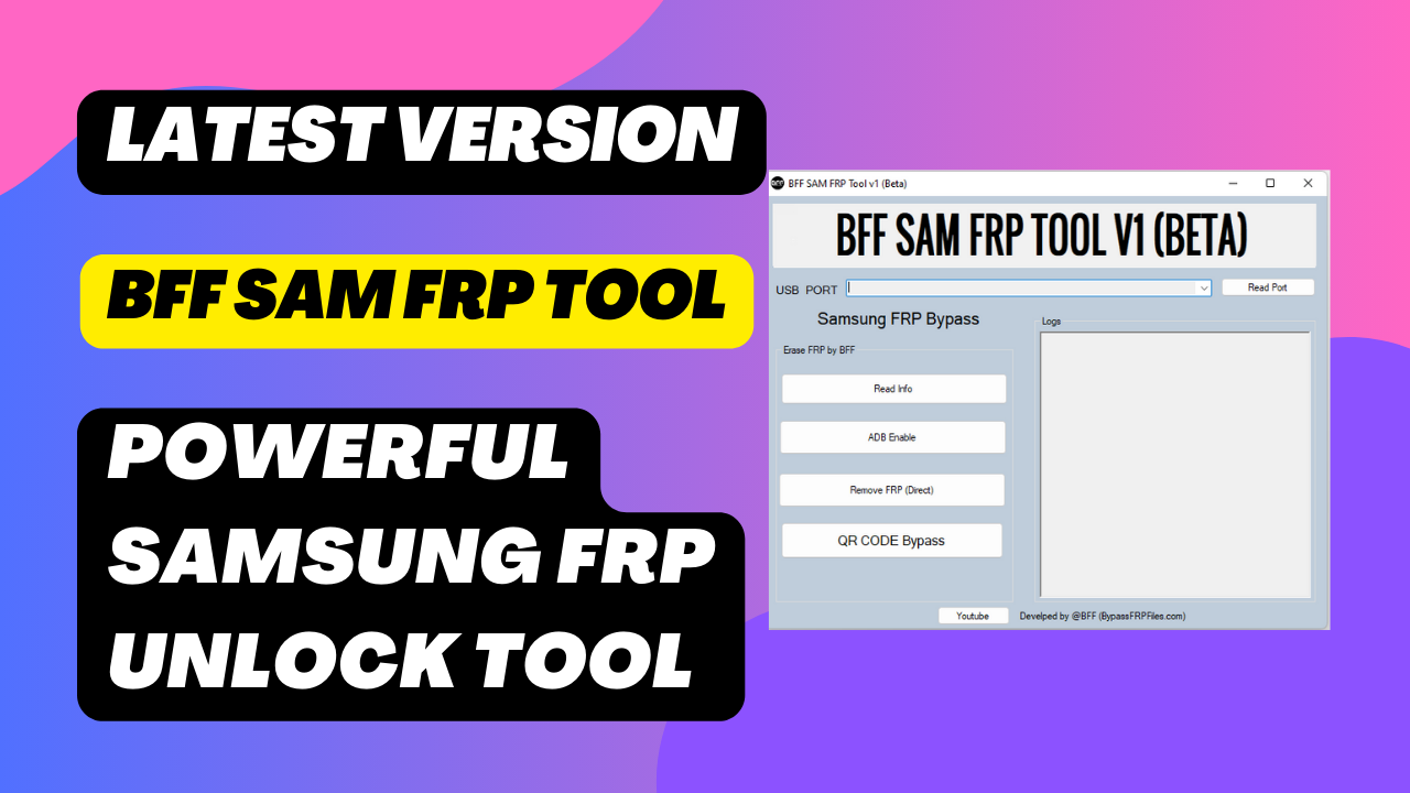 Bff sam frp tool powerful samsung frp unlock tool