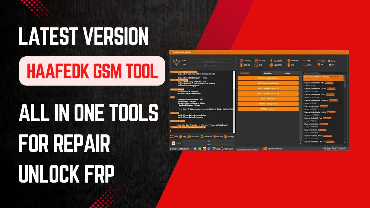 Haafedk gsm tool