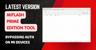 Miflash prime edition tool