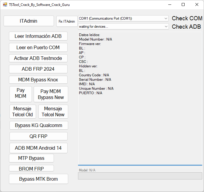 Tstool all in one tools for unlock frp mdm bypass